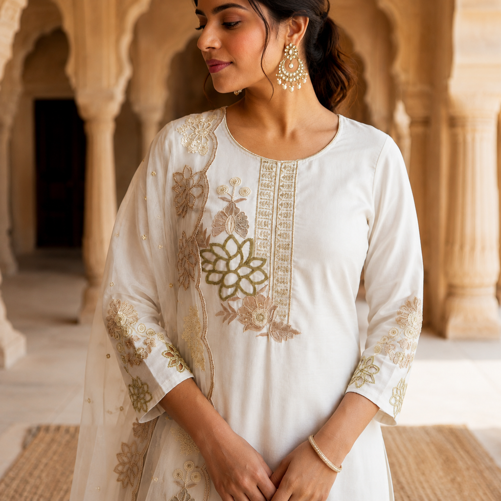 Women's Ethnic Co-ord Set | Premium Kurta & Palazzo Set for Women