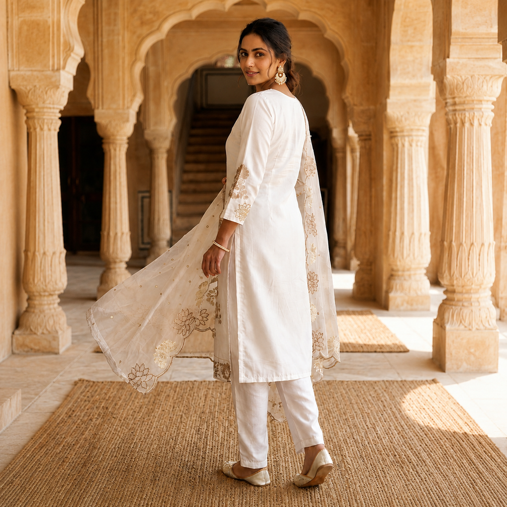 Women's Ethnic Co-ord Set | Premium Kurta & Palazzo Set for Women