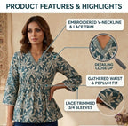 Women's Peplum Top – Stylish Casual & Party Wear