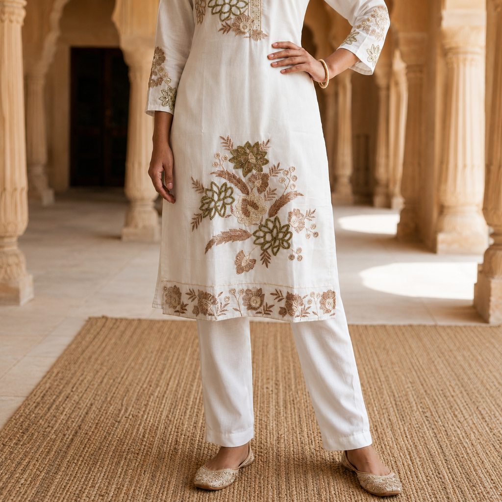 Women's Ethnic Co-ord Set | Premium Kurta & Palazzo Set for Women