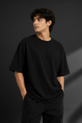 Men's Solid Cotton Oversized Tee